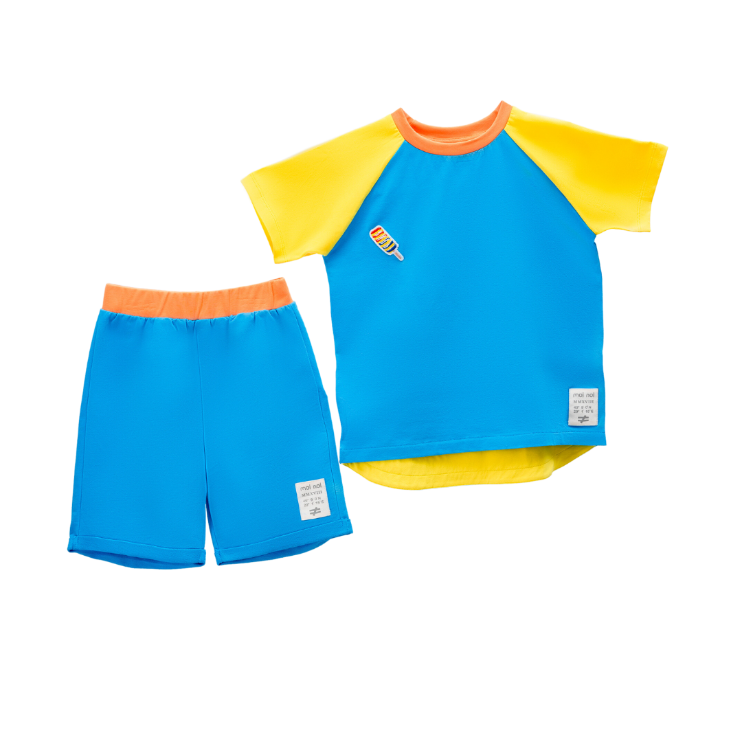 Blue Tricolor Comfy Set