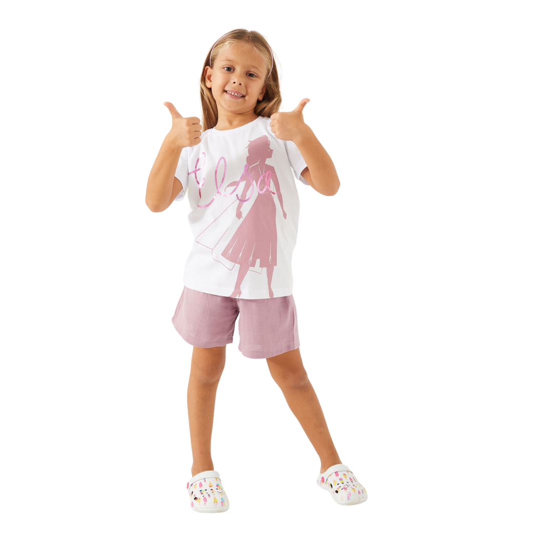 Frozen Elsa Purple Comfy Set