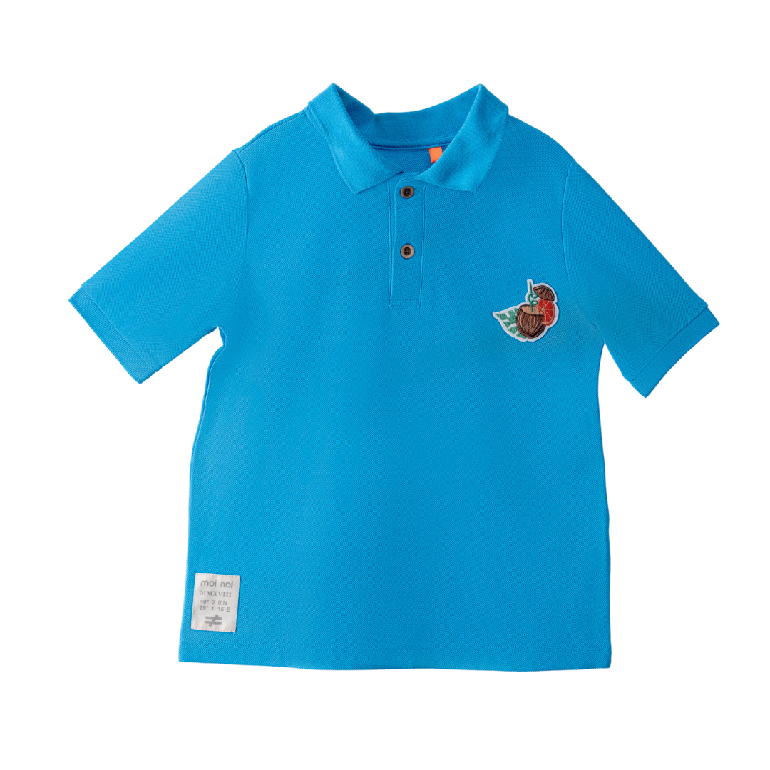 Moi Noi Originals Blue Polo Shirt