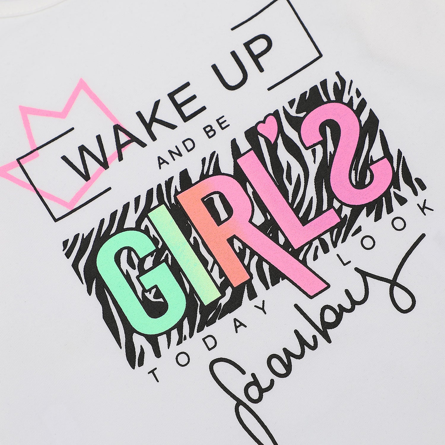 3 Pcs Girls Cotton Tracksuit - 3 Pcs Girls Cotton Tracksuit - 2-3 Years - Wanex - Melymod