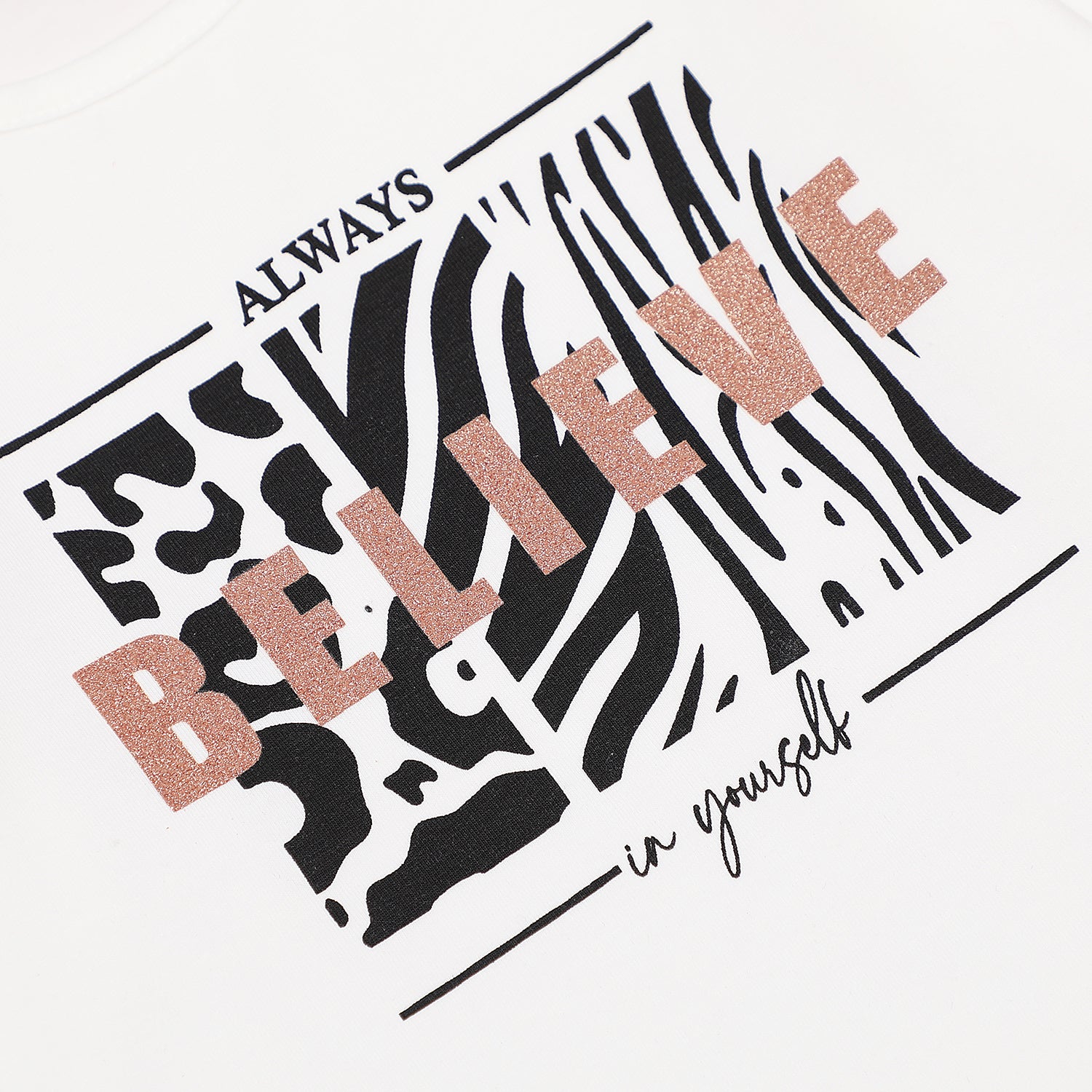 White Top & Squared Cotton Skirt Casual Set - White Top & Squared Cotton Skirt Casual Set - 2 Years - Wanex - Melymod