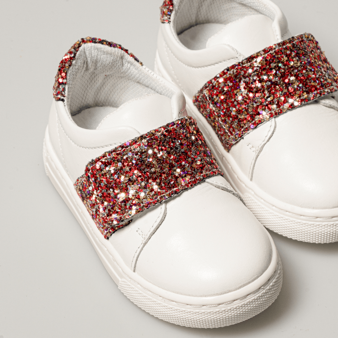 Merli Glare Red - Girls Sneakers - Merli Glare Red - Girls Sneakers - 21 - Merli & Rose - Melymod