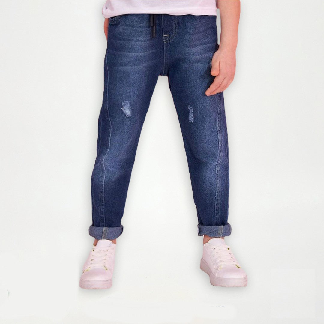 Stretchy Navy blue Modern Denim Pant - Stretchy Navy blue Modern Denim Pant - 5 Years - G-Serko - Melymod