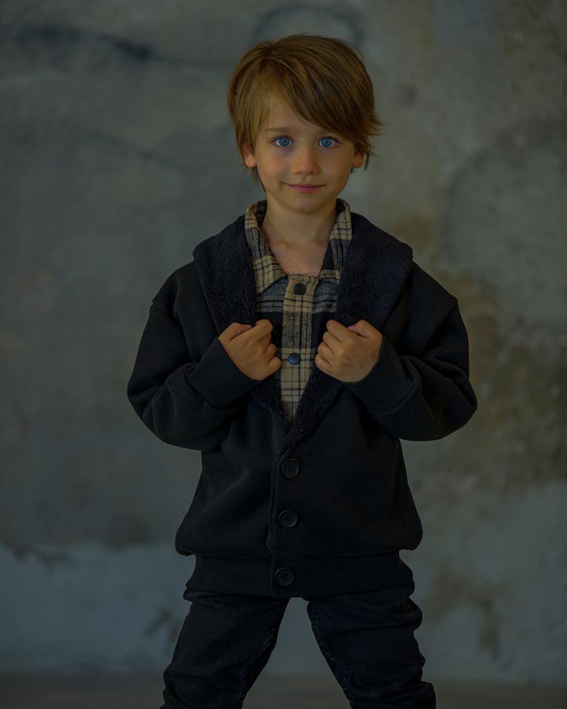 Carreaux Trendy Fleece Shirt - Carreaux Trendy Fleece Shirt - 3-4 Years - RG - Melymod