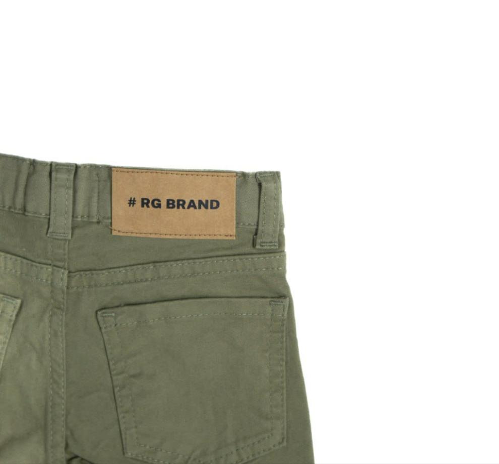 Khaki Stretch Denim Pants - Khaki Stretch Denim Pants - 3-4 Years - RG - Melymod
