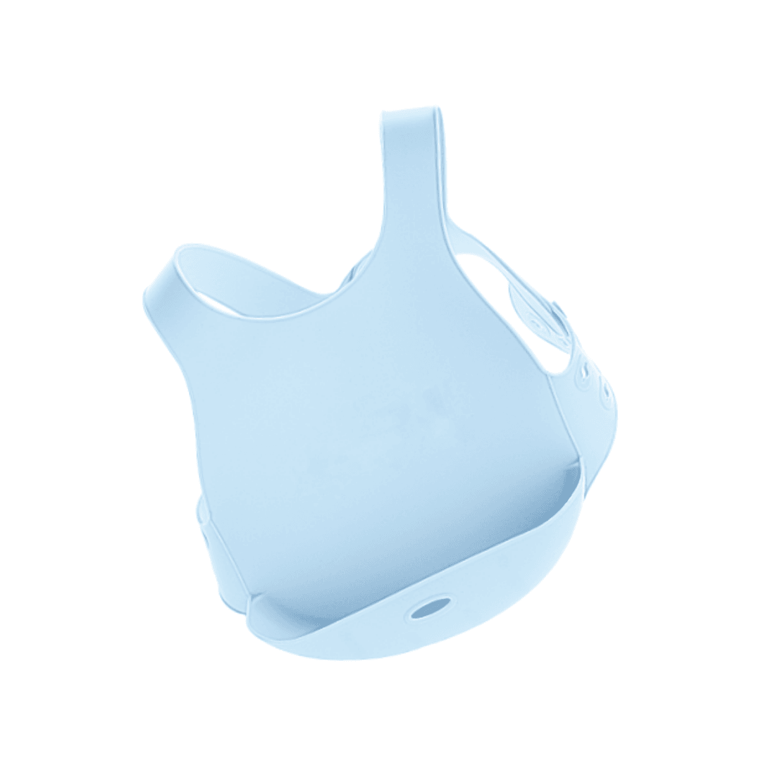 MinikOiOi Flexi Bib - Mineral Blue - MinikOiOi Flexi Bib - Mineral Blue - Mineral Blue - Minikoioi - Melymod