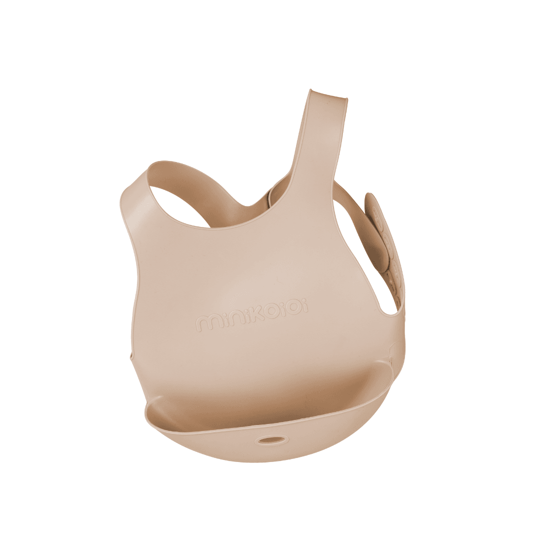 MinikOiOi Flexi Bib - Bubble beige - MinikOiOi Flexi Bib - Bubble beige - Bubble Beige - Minikoioi - Melymod