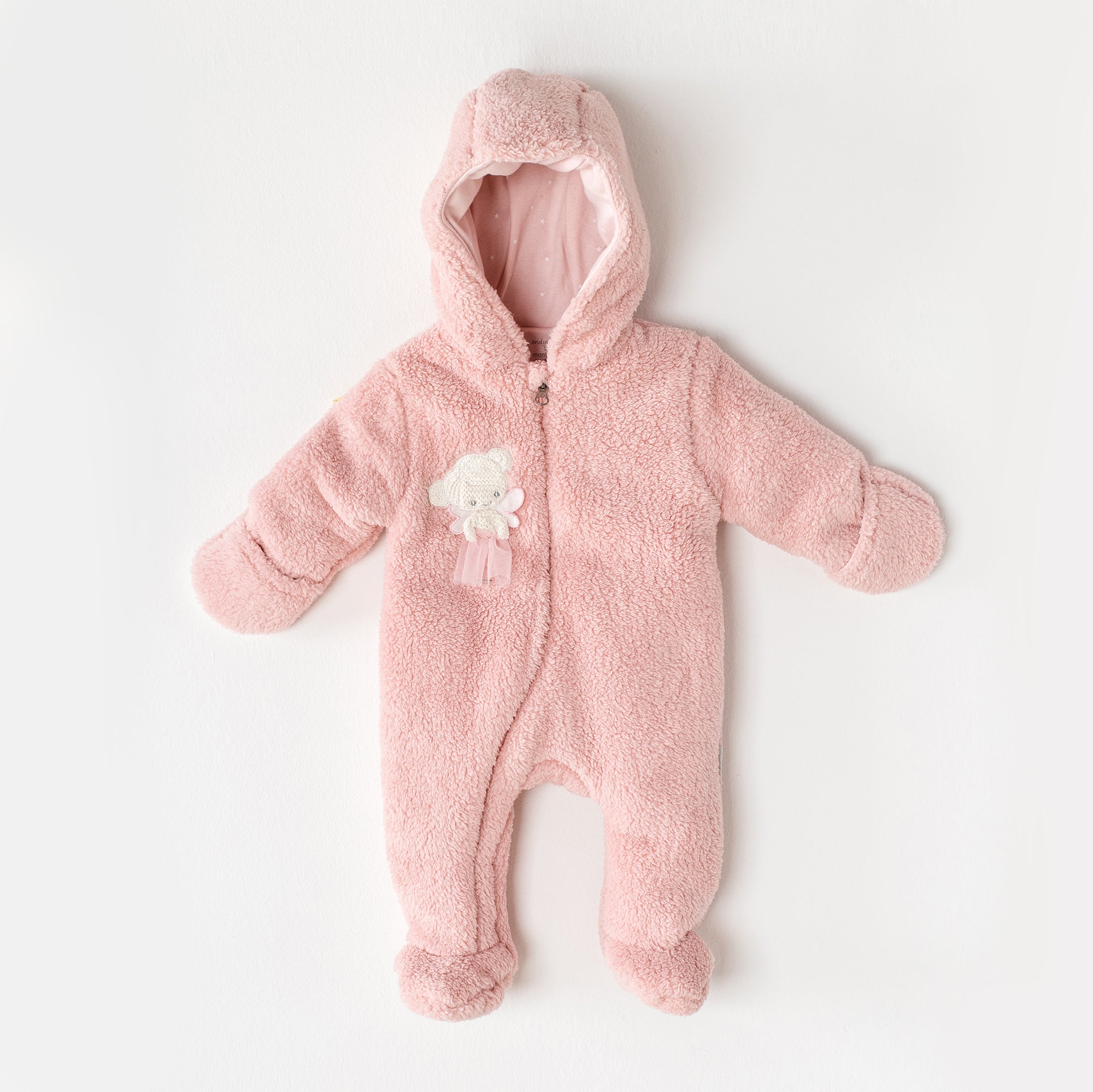 Velvet Fairy Pramsuit - Velvet Fairy Pramsuit - 1-3 Months - Andywawa - Melymod