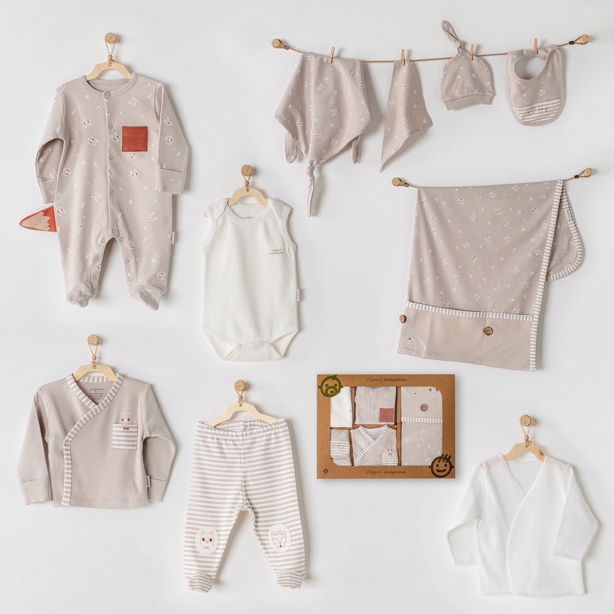 baby mix bath set - baby mix bath set - 0-3 Months - Andywawa - Melymod