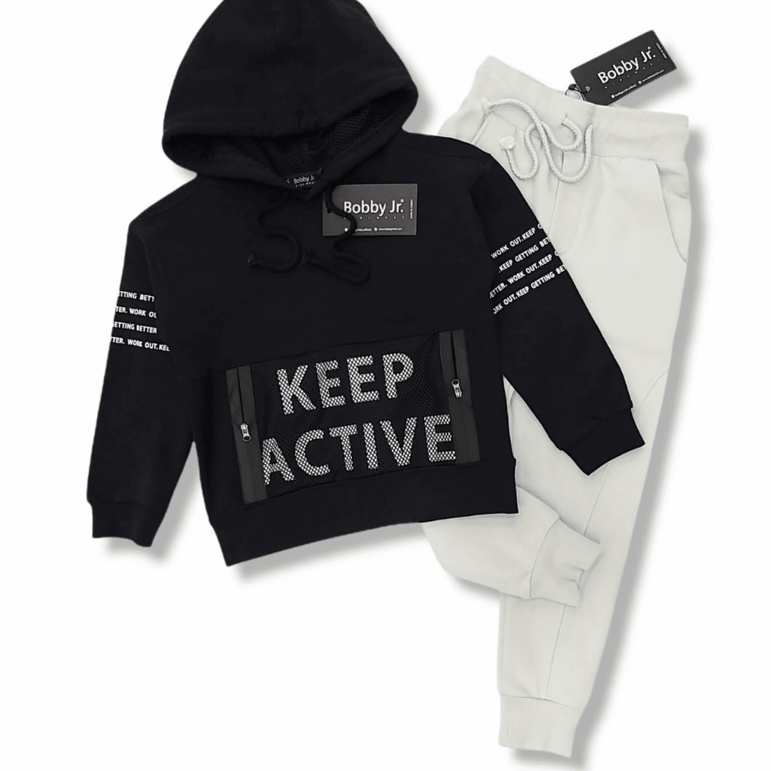 Gray Sweatpants - Gray Sweatpants - 3-4 Years - Bobby JR - Melymod