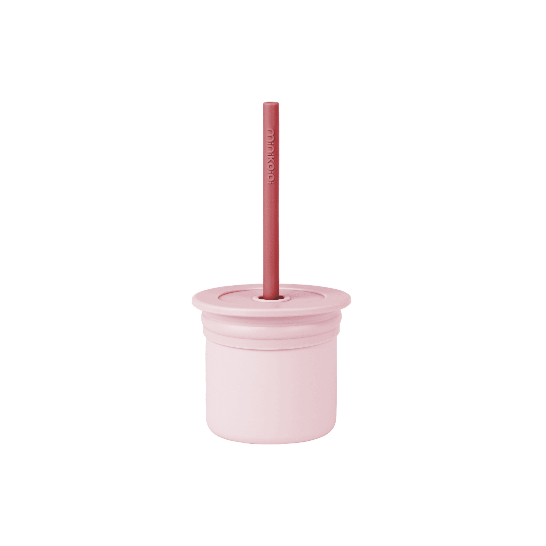 MinikOiOi Sip+Snack - Pinky Pink / Velvet Rose