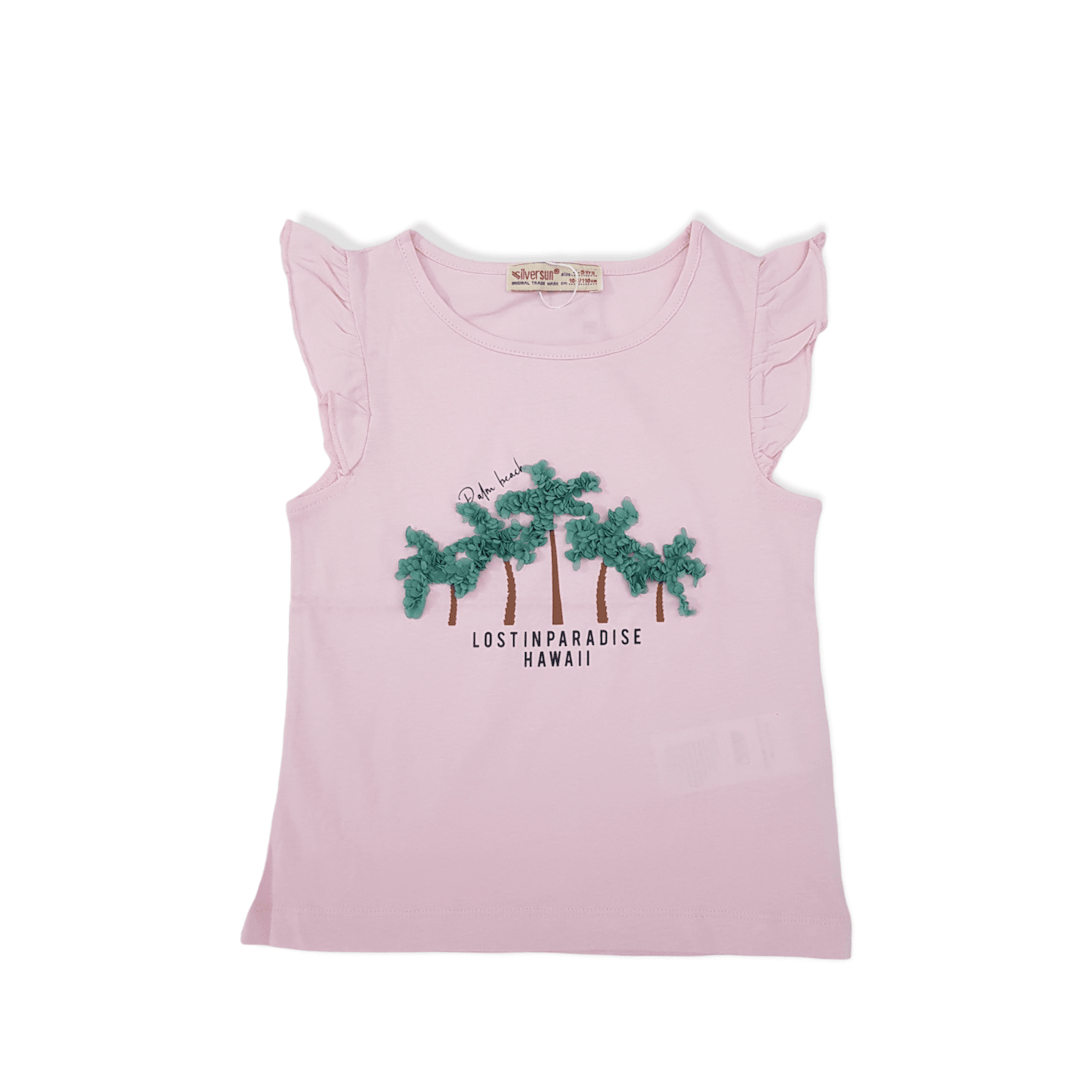 Lost in Paradise Girls T-shirt - Lost in Paradise Girls T-shirt - 2-3 Years / Pink - Silversun - Melymod
