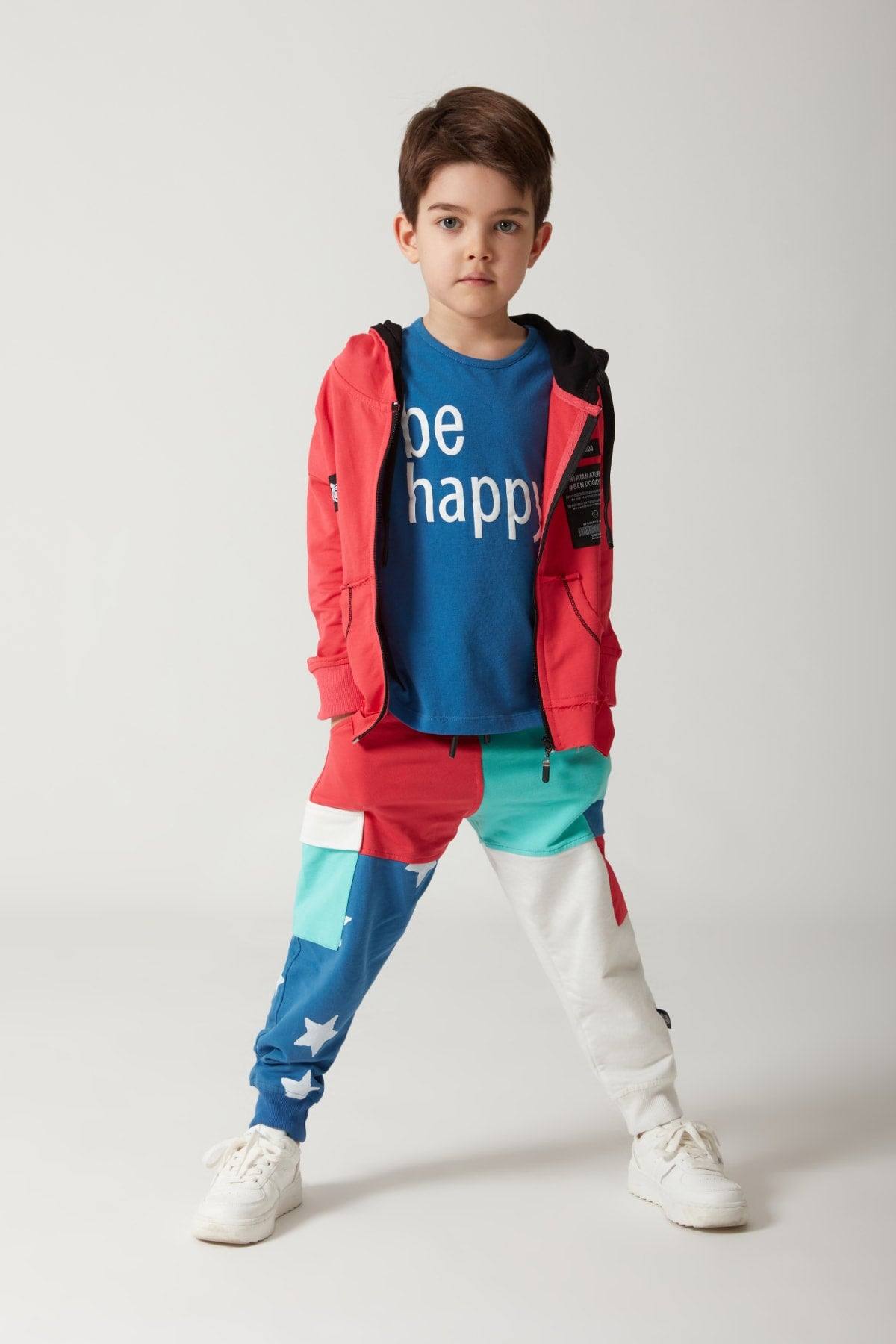 Patch Motto Zip up Hoodie - Patch Motto Zip up Hoodie - 2-3 Years - Monokido - Melymod