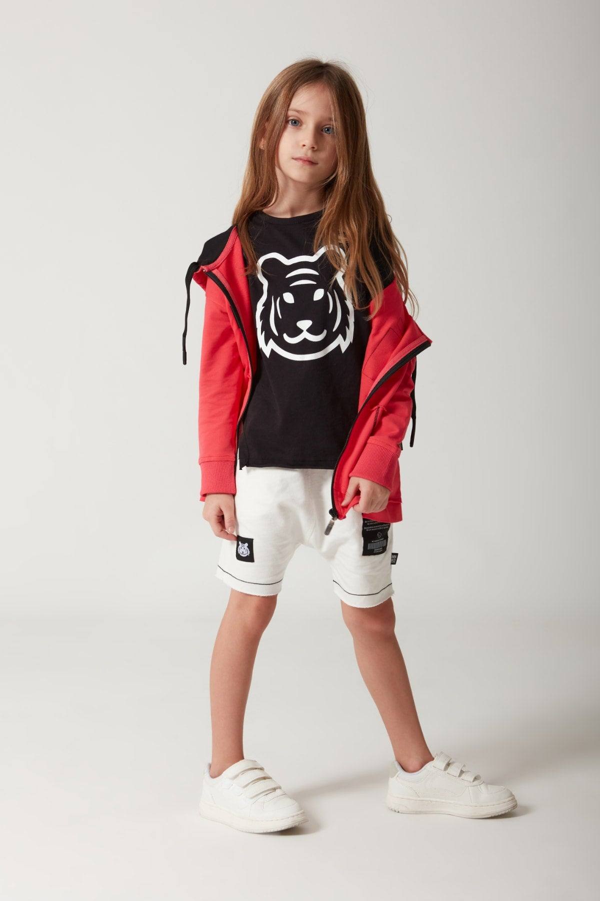 Patch Motto Zip up Hoodie - Patch Motto Zip up Hoodie - 2-3 Years - Monokido - Melymod