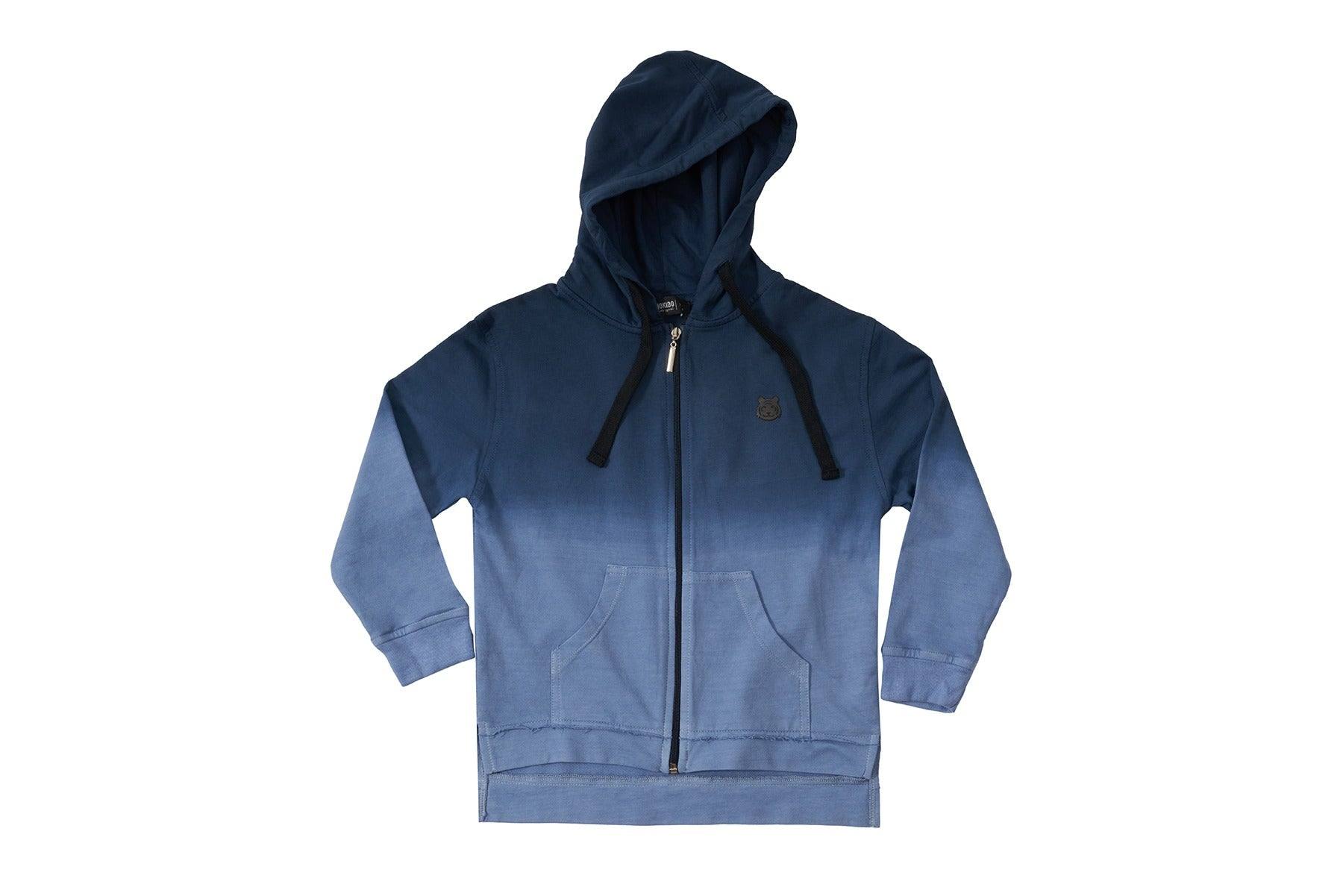 Everyday Blue Zip up Hoodie - Everyday Blue Zip up Hoodie - 3-4 Years - Monokido - Melymod