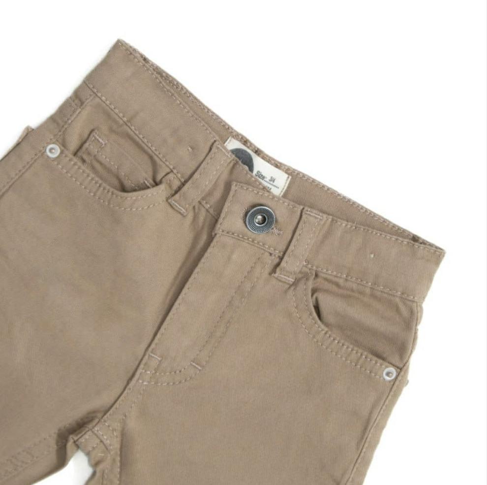 RG Beige Lycra Cotton Pant - RG Beige Lycra Cotton Pant - 3-4 Years - RG - Melymod