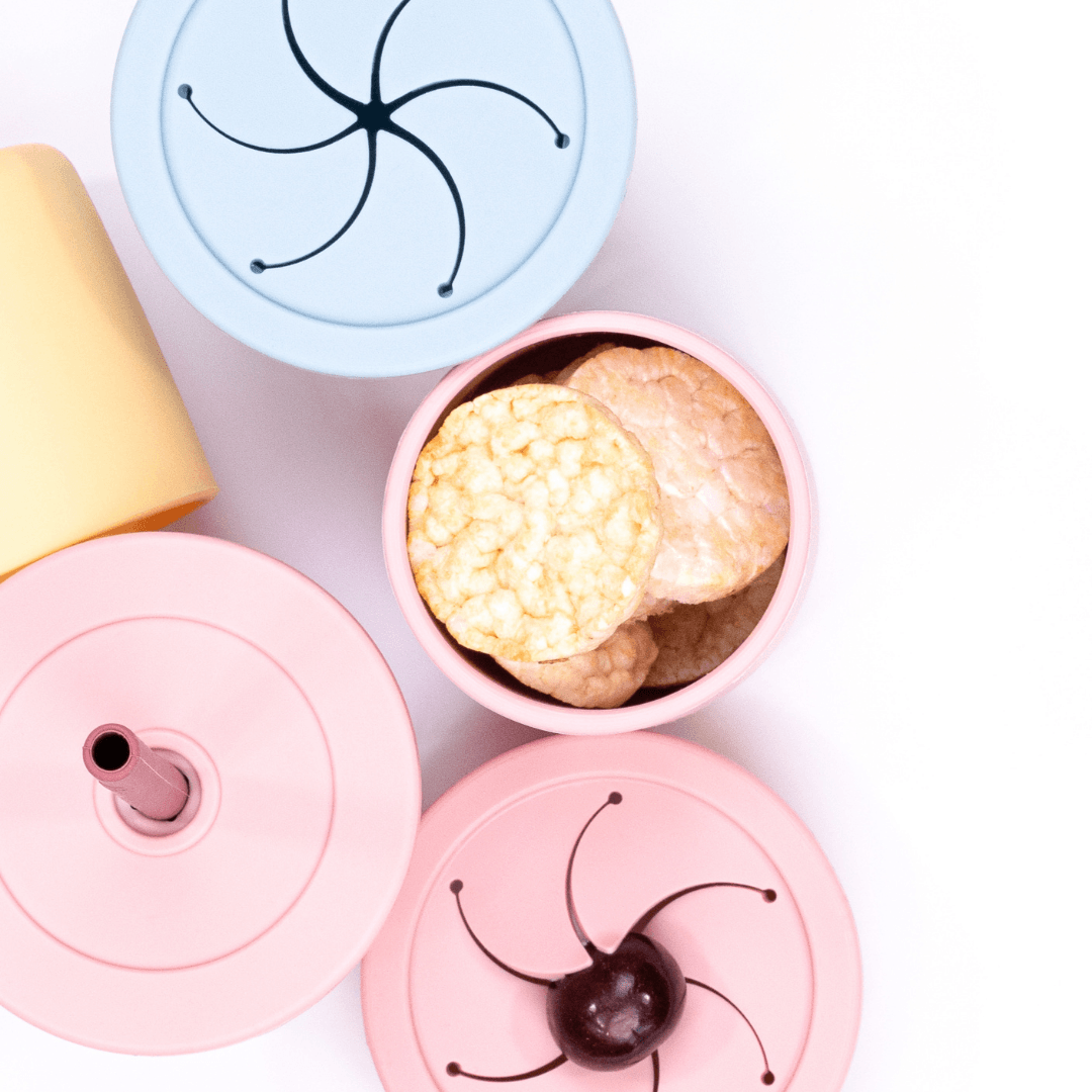 MinikOiOi Sip+Snack - Pinky Pink / Velvet Rose - MinikOiOi Sip+Snack - Pinky Pink / Velvet Rose - Pinky Pink - Minikoioi - Melymod