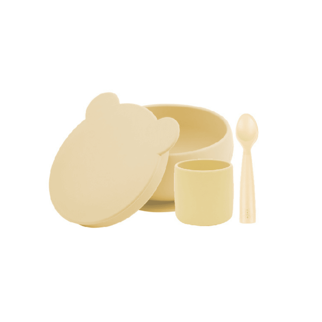 MinikOiOi Baby Led Weaning set 1 - Mellow Yellow - MinikOiOi Baby Led Weaning set 1 - Mellow Yellow - Mellow Yellow - Minikoioi - Melymod