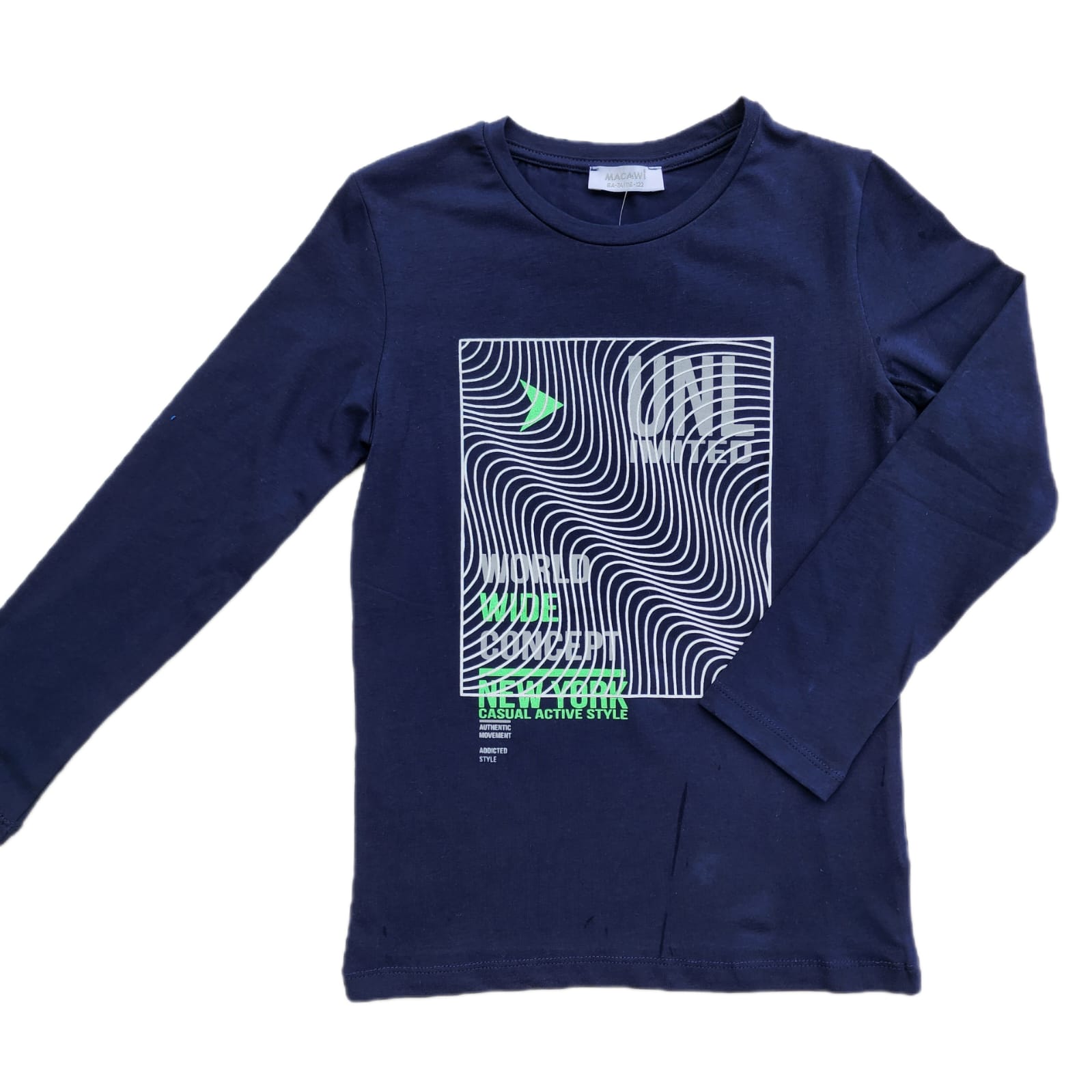 NewYork Unlimited Boys Shirt - NewYork Unlimited Boys Shirt - Dark Blue / 6-7 Years - Macawi - Melymod