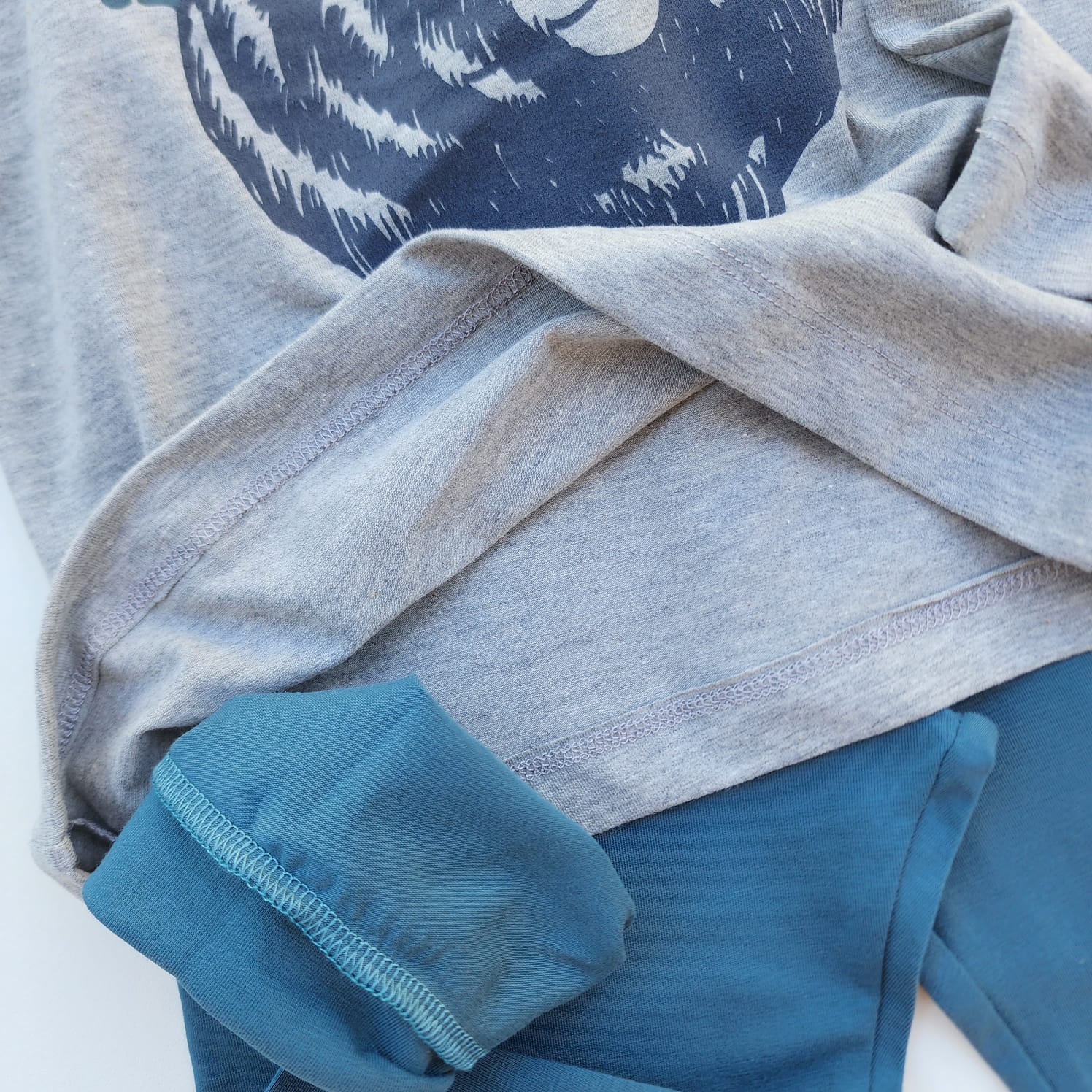 BRKLN Boys Pajama - BRKLN Boys Pajama - Light Blue/ Navy Blue / 3-4 Years - Macawi - Melymod