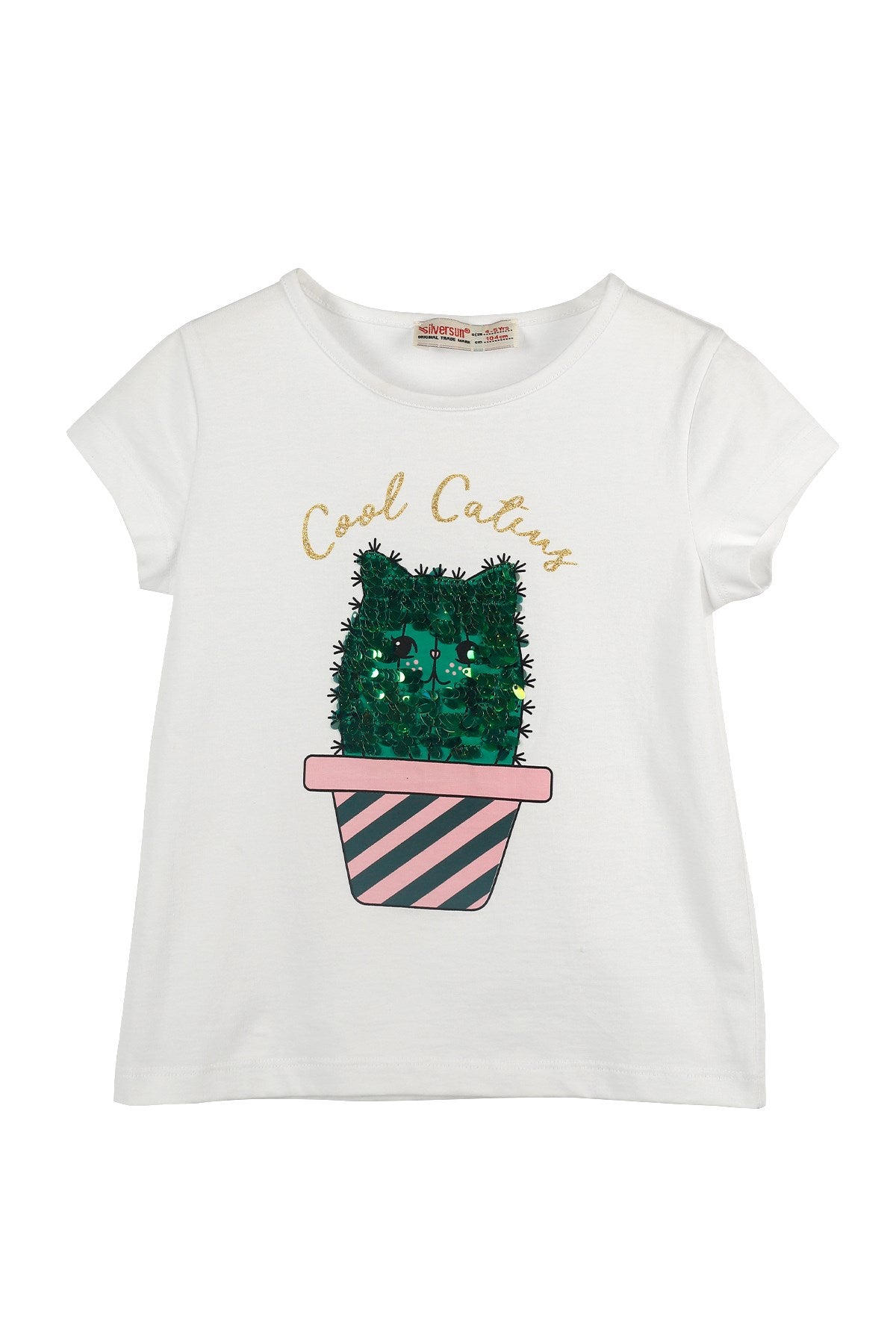 Cool Cactus Girls T-shirt - Cool Cactus Girls T-shirt - 2 Years - Silversun - Melymod