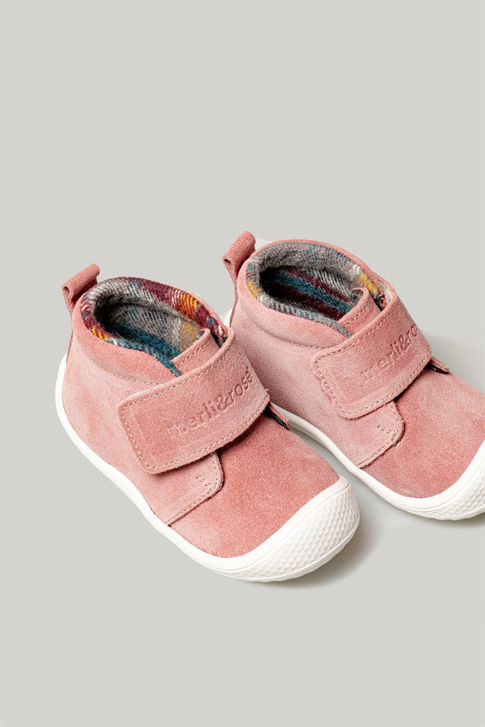 Merli&Rose Stride Suede First Step Boots | Pink - Merli&Rose Stride Suede First Step Boots | Pink - 19 EU - Merli & Rose - Melymod