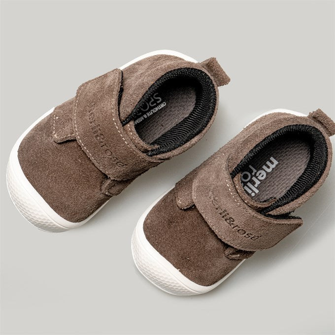 Merli&Rose Stride Suede First Step Boots | Taupe - Merli&Rose Stride Suede First Step Boots | Taupe - 19 EU - Merli & Rose - Melymod