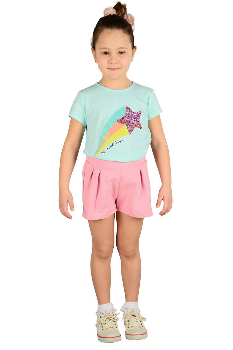 Baby Pink Girls Shorts - Baby Pink Girls Shorts - 2 Years - Silversun - Melymod