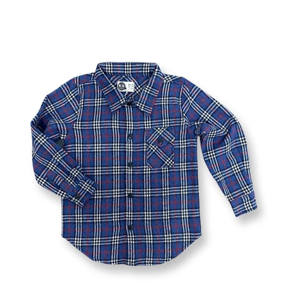 Carreaux Trendy Fleece Shirt - Carreaux Trendy Fleece Shirt - 3-4 Years - RG - Melymod