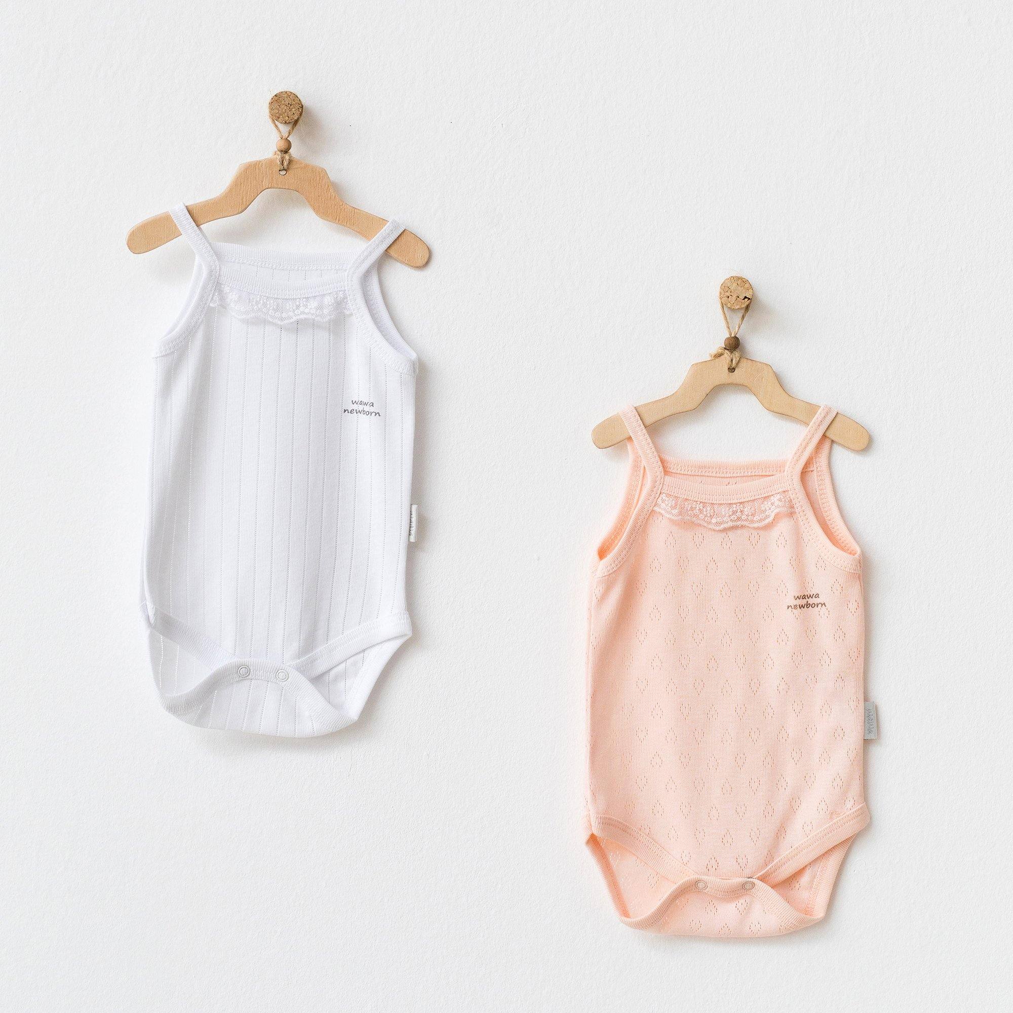 Strappy bodysuits for baby girl - Strappy bodysuits for baby girl - 0-1 Months - Andywawa - Melymod