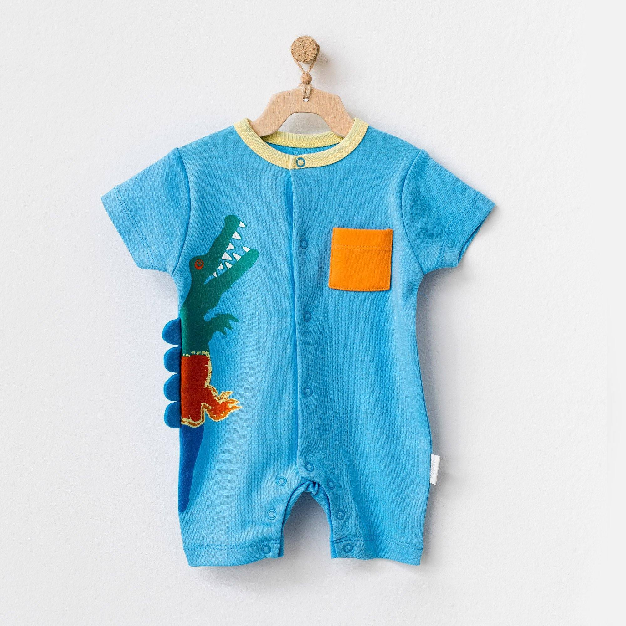 Play Time - Baby Boy Romper - Play Time - Baby Boy Romper - 1-3 Months - Andywawa - Melymod