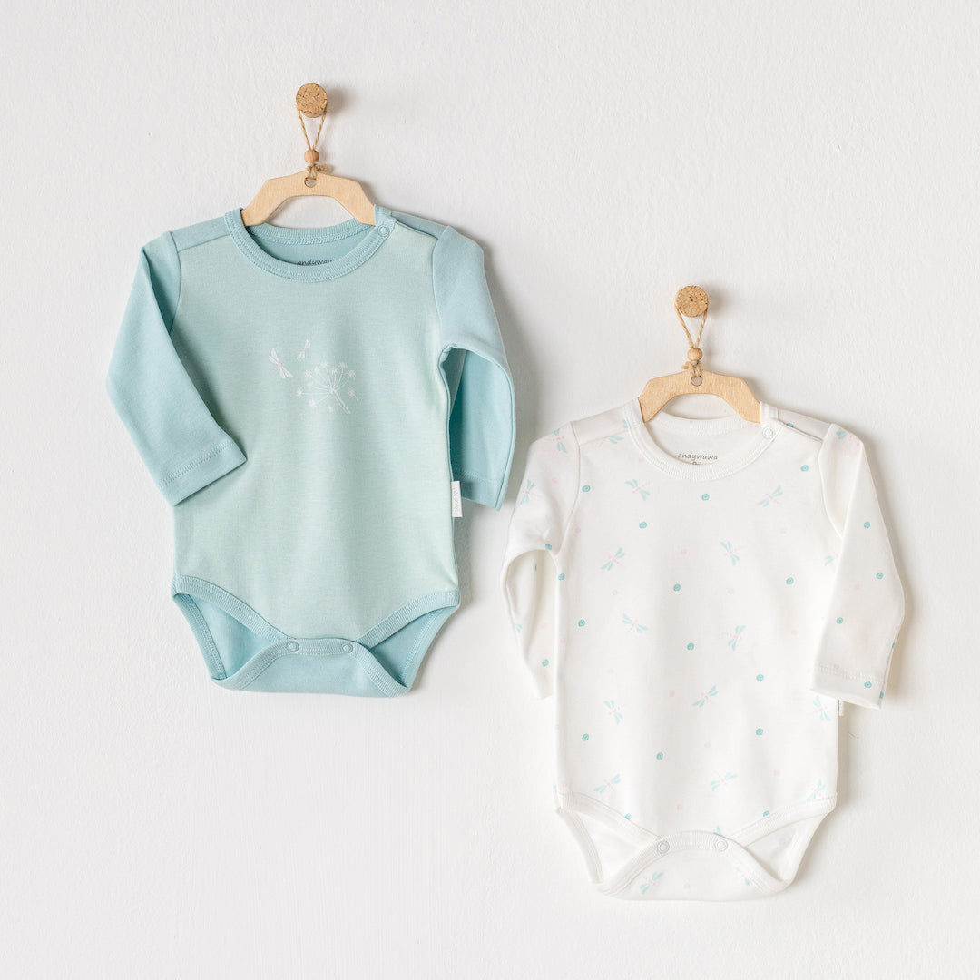 Dragonfly Bodysuits Set - Dragonfly Bodysuits Set - 0-1 Months - Andywawa - Melymod