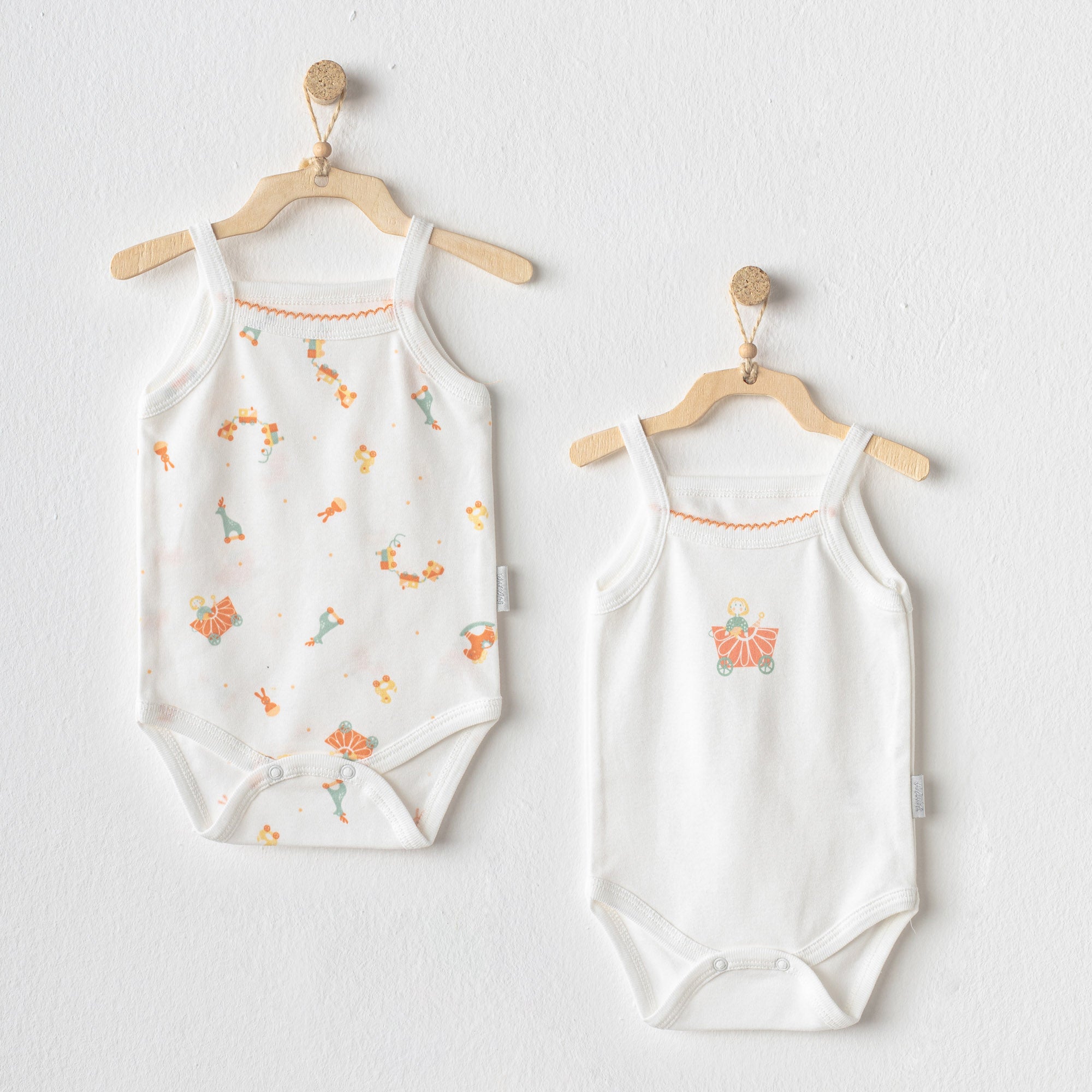 Cute Playmate Strappy Bodysuits - Cute Playmate Strappy Bodysuits - 1-3 Months - Andywawa - Melymod