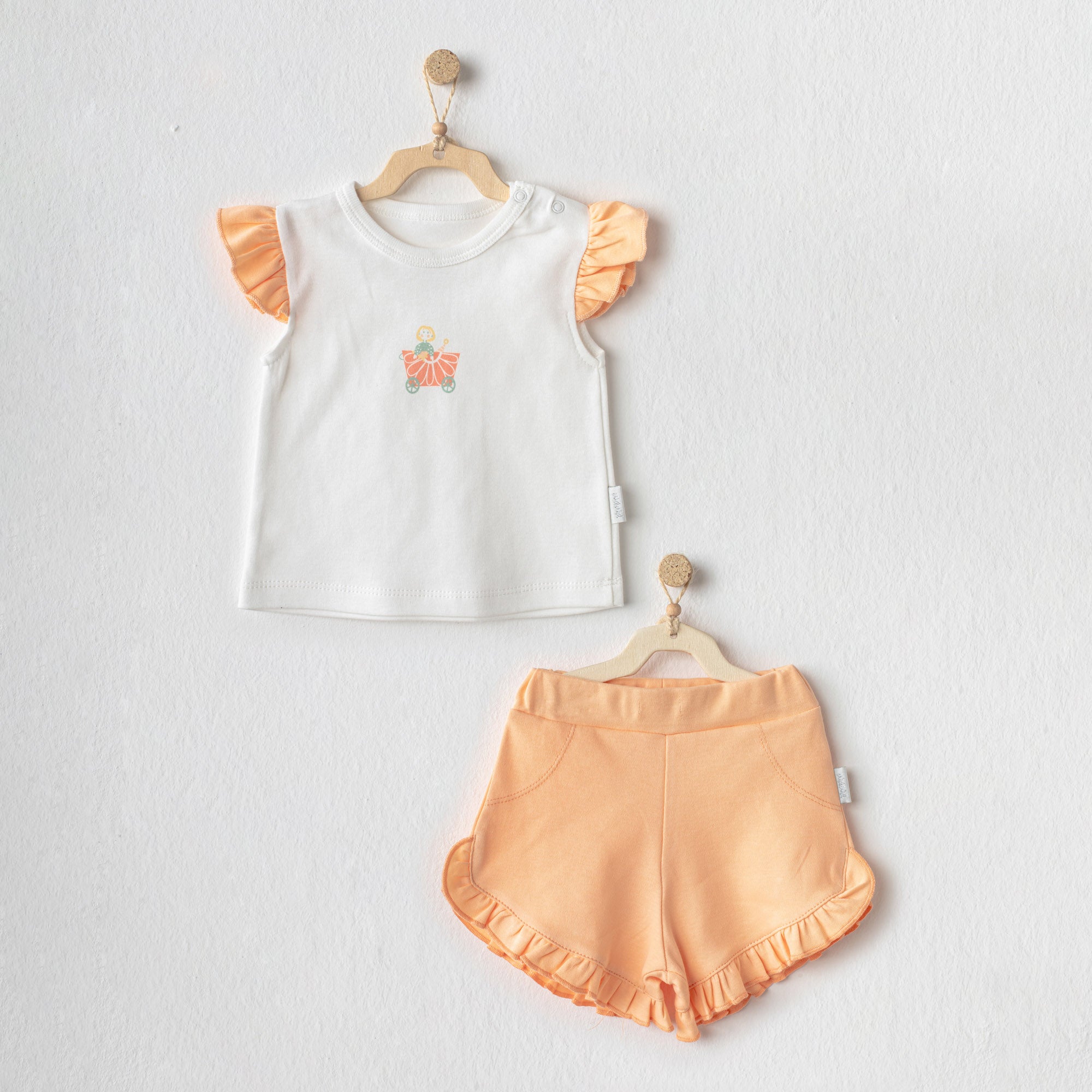 Cute Playmate Cotton Casual Set - Cute Playmate Cotton Casual Set - 1-3 Months - Andywawa - Melymod