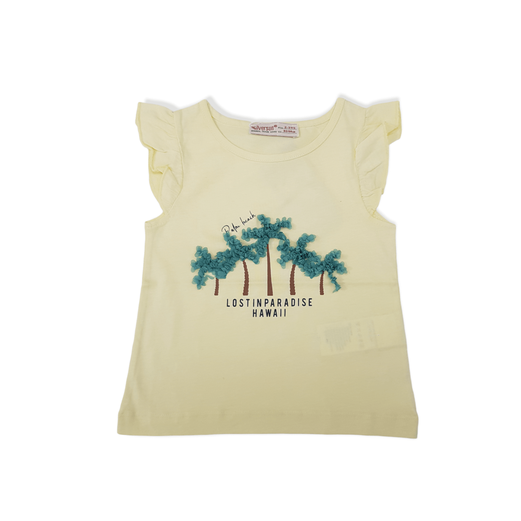 Lost in Paradise Girls T-shirt - Lost in Paradise Girls T-shirt - 2-3 Years / Yellow - Silversun - Melymod