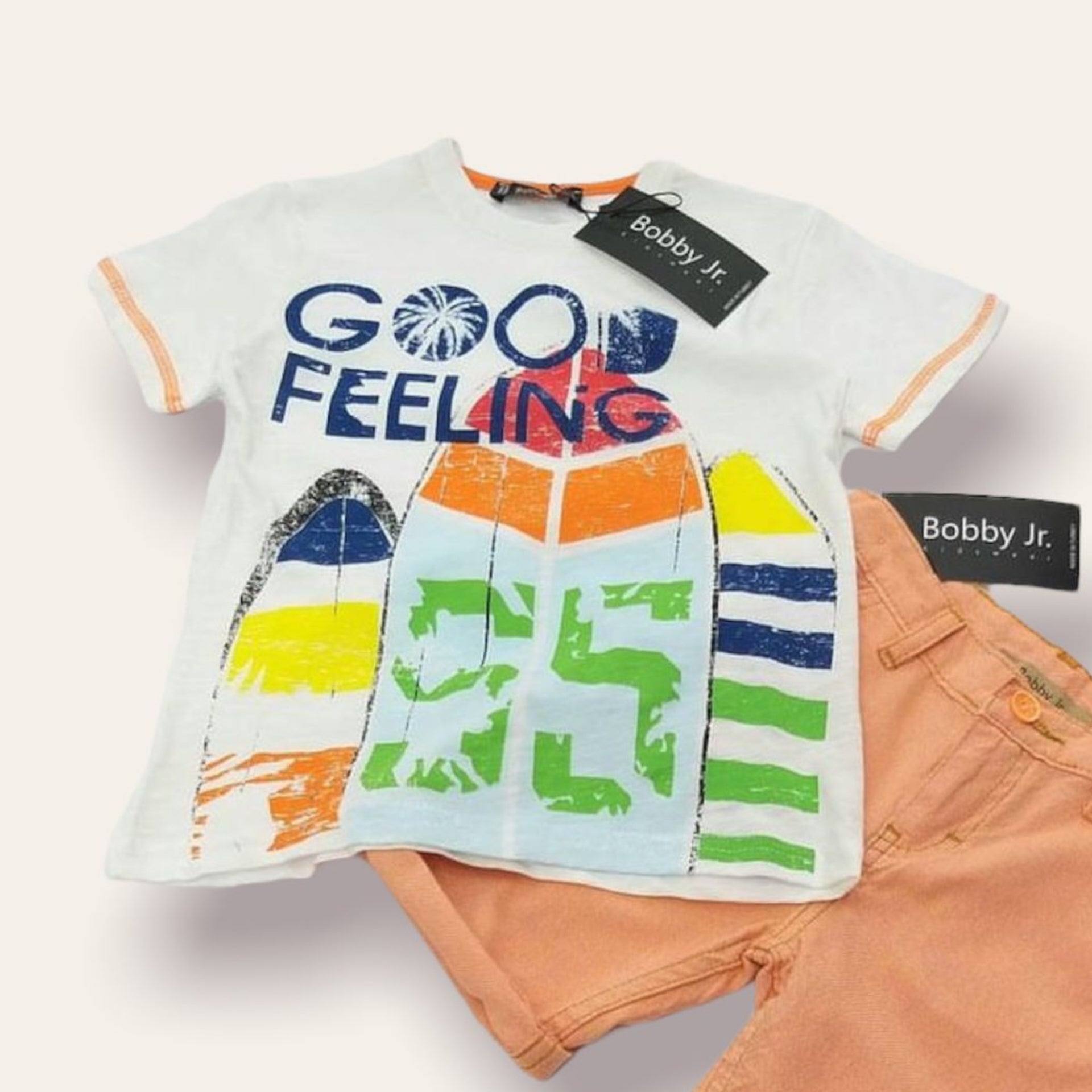Good Feeling Canoe T-shirt - Good Feeling Canoe T-shirt - 3-4 Years - Bobby JR - Melymod