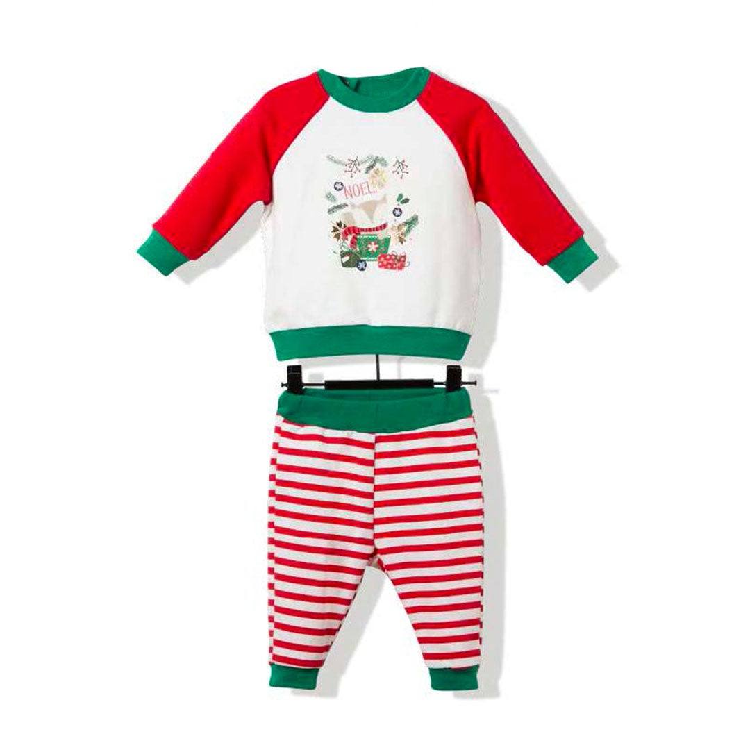 Christmas Pajama - Set of 2 Pieces - Christmas Pajama - Set of 2 Pieces - 6-9 Months - Bebetto - Melymod