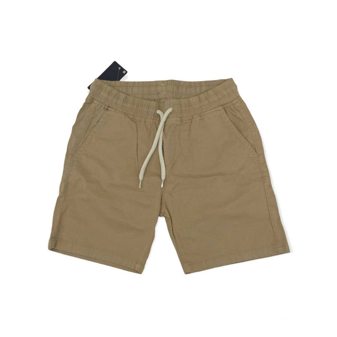 Elastic Waist with Lace Chino Kids Shorts (3 to 8 years) - Elastic Waist with Lace Chino Kids Shorts (3 to 8 years) - 3-4 Years / Gray - Bobby JR - Melymod