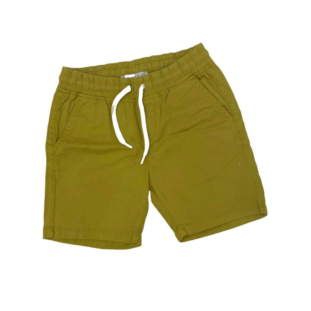 Elastic Waist with Lace Chino Kids Shorts (3 to 8 years) - Elastic Waist with Lace Chino Kids Shorts (3 to 8 years) - 3-4 Years / Olive Green - Bobby JR - Melymod