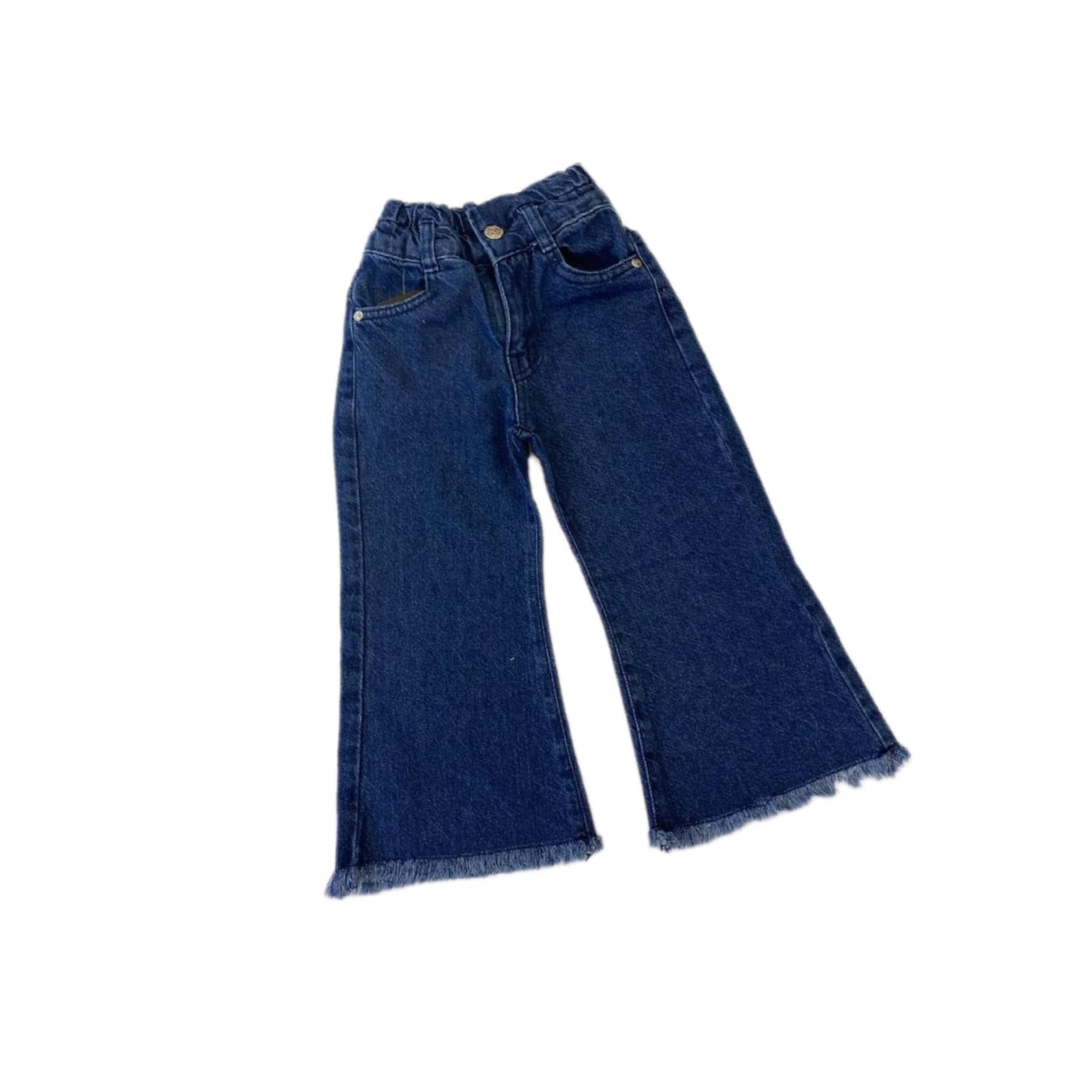 Wide Legs 9 to 14 Years Girls Jeans - Wide Legs 9 to 14 Years Girls Jeans - 9-10 Years - Bobby JR - Melymod