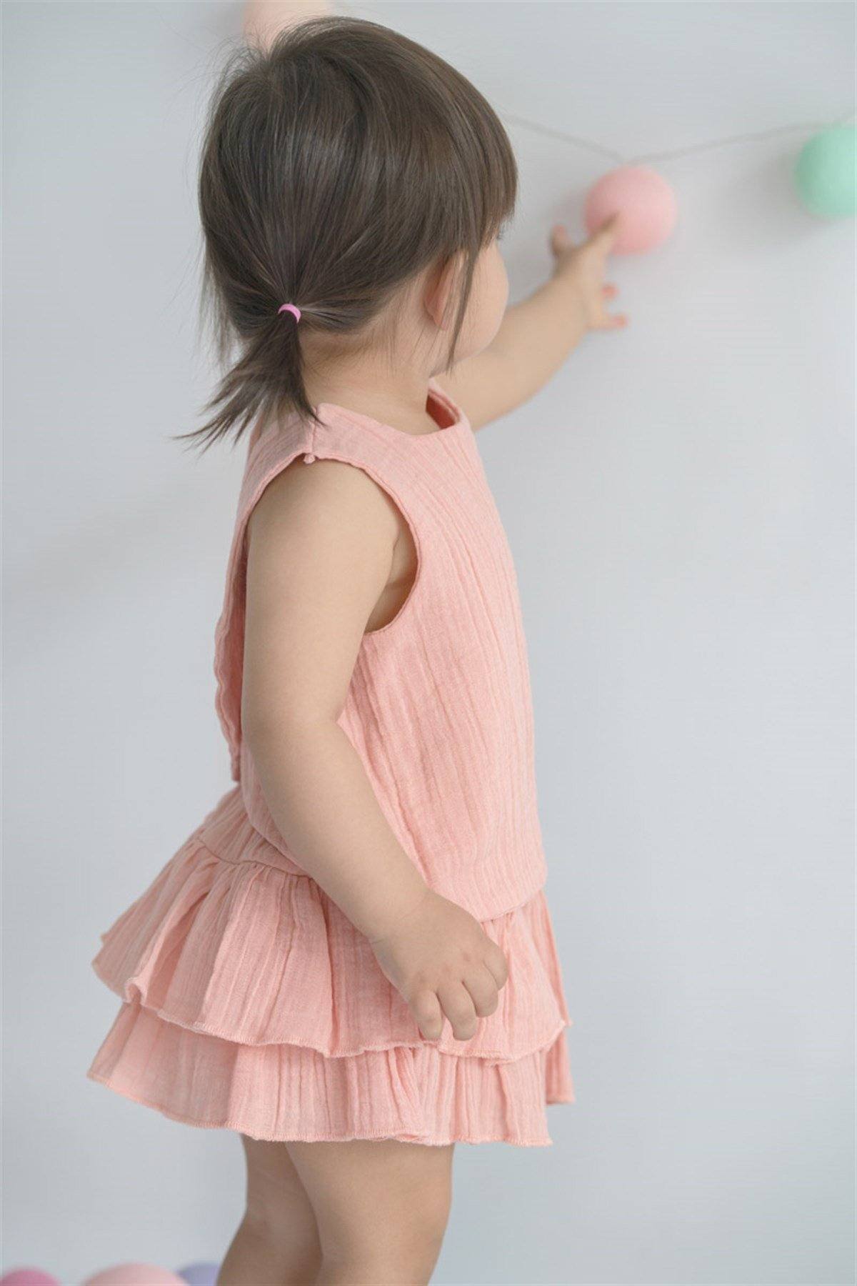 Vintage Rhapsody Organic Muslin Skirt with Blouse - Vintage Rhapsody Organic Muslin Skirt with Blouse - 3-6 Months - NilaKids - Melymod